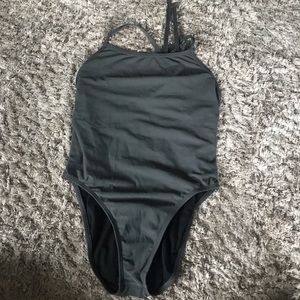 Jolyn Ties Back Onesie Grey Size 32